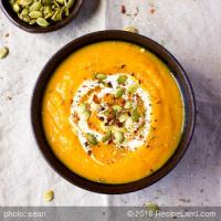 Butternut Squash Soup with Ginger and Lime_image