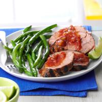 Grilled Pork with Spicy Pineapple Salsa_image