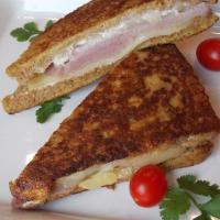 Ham and Pineapple Fried Sandwiches_image