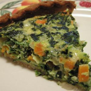 Spinach and Carrot Quiche image