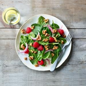 Walnut Raspberry Salad and Raspberry Vinaigrette_image