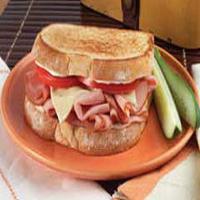 Grilled Pepper Jack and Ham Sandwich image