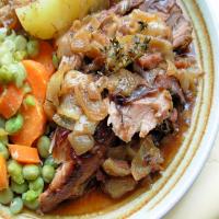 Slow Cooked Lamb With Onions and Thyme image