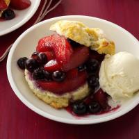 Blueberry-Peach Shortcakes image