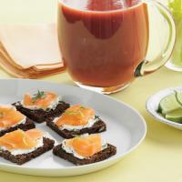 Smoked Salmon Canapes with Tarragon image