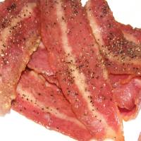 Peppered Turkey Bacon-Oven Made image