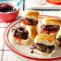 Sliders with Spicy Berry Sauce image