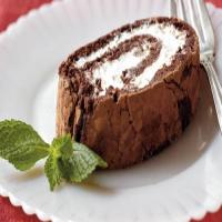 Mint-Chocolate Cake Roll image