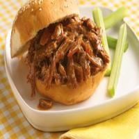 Slow-Cooker Pulled-Beef Sandwiches image
