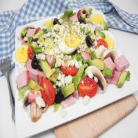 Cobb Salad with Ham and Homemade Dressing_image