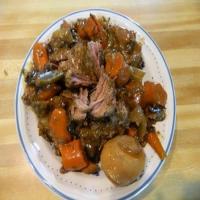Slow Cooker Pork and Beef Roast_image