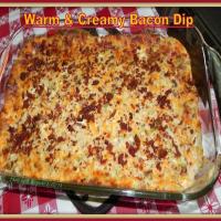 Warm and Creamy Bacon Dip_image