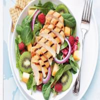 Grilled Chicken and Fruit Salad_image