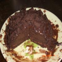 Decadent Chocolate Cake With Ganache image