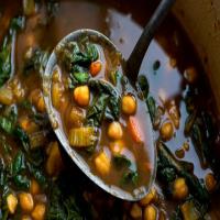 Moroccan Chickpeas With Chard image