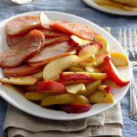 Canadian Bacon with Apples image