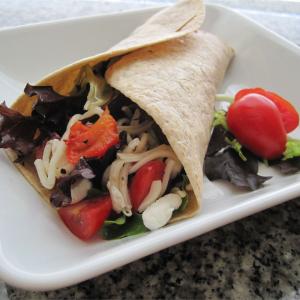 Baby Greens and Goat Cheese Wrap image