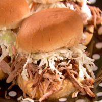 Tangy Pork Sandwiches with Spicy Slaw image