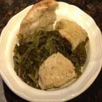 Crock Pot Greens and Chicken image