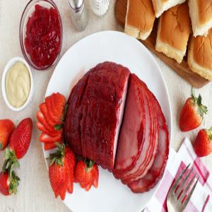 Strawberry Glazed Ham image