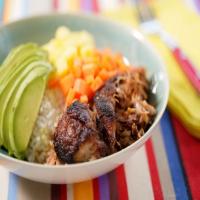 Pulled Pork and Veggie Rice Bowl image