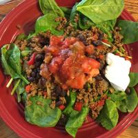 Taco Salad with Spinach_image