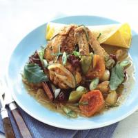 Chicken with Tomatillo Sauce and Braised Fruit image
