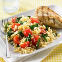 Creamy Orzo With Spinach_image