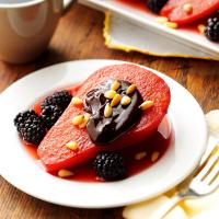 Slow Cooker Spiced Poached Pears_image