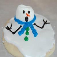 Melting Snowmen Christmas Cookies_image