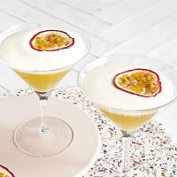 Alcohol-free passion fruit martini image