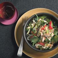 Lemongrass Chicken Salad With Crunchy Vegetables image