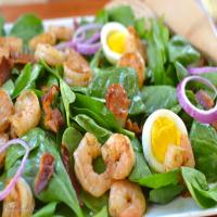 Spinach Salad with Shrimp and Warm Bacon Dressing Recipe - (4.3/5)_image