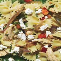 Farfalle with Chicken, Tomatoes, Caramelized Onions, and Goat Cheese image