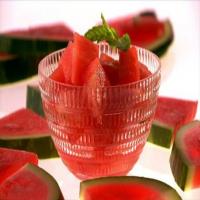 Watermelon with Ginger-Mint Simple Syrup_image