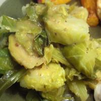 Braised Brussels Sprouts in Mustard Sauce_image