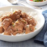 Pressure-Cooker Pork Satay with Rice Noodles image
