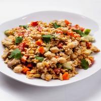 Puffed Rice Salad With Chicken_image