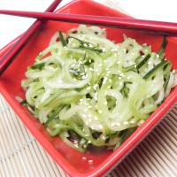 Quick and Easy Asian Sesame Cucumber Salad image