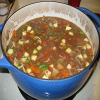 Barb's Hearty Beef and Vegetable Soup image