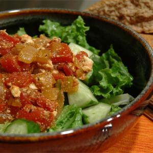 Chickpeas in Tomato Sauce With Feta and Wine_image