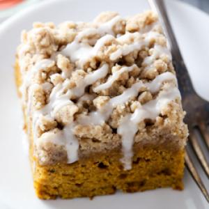 Cinnamon Streusel Pumpkin Coffee Cake | Baked by Rachel_image