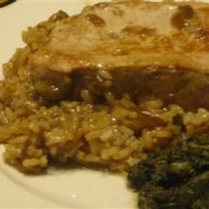 Pork Chops and French Onion Rice_image
