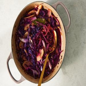 Red Cabbage Glazed With Maple Syrup_image