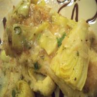 Chicken Francaise With Artichoke Hearts_image