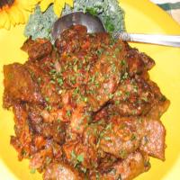 Fried Calf Liver Sudanese-Style image