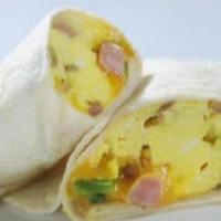 Online Round 2 Recipe - Ham and Cheese Breakfast Burrito image