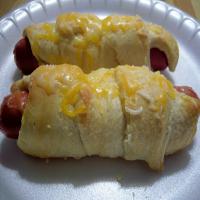 Crescent Wrapped Hot Dogs image