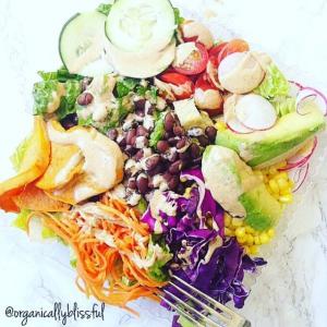 Summer Rainbow Salad (Vegan and Gluten Free)_image