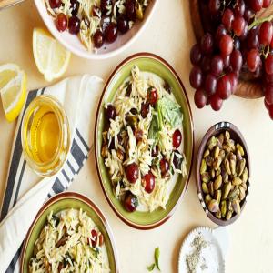 Orzo, Grape and Pistachio Salad_image